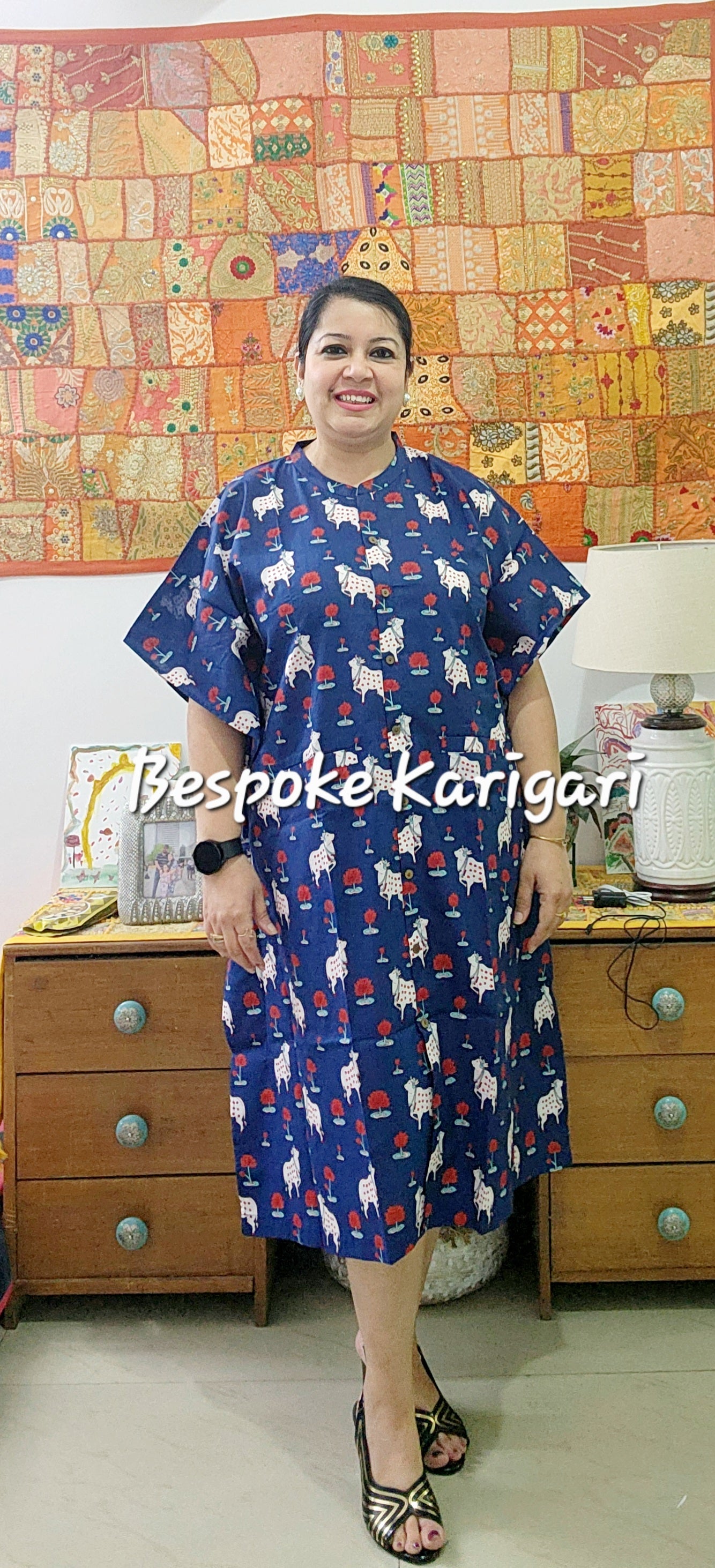 Kaftan Shirt Dress